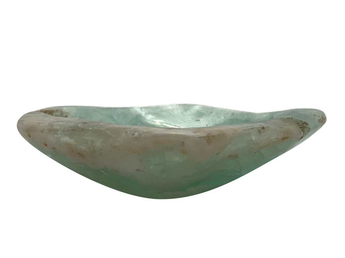 Fluorite Snack Bowl Free Form Quality A Polished 5-8 Cm (Heigth Less Than 5 Cm)