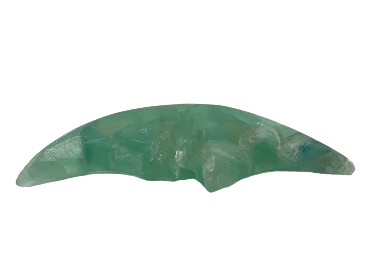 Fluorite Half Moon Face