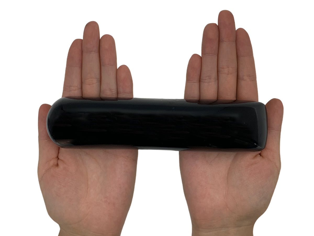 Black Obsidian Massager Polished ~17 Cm