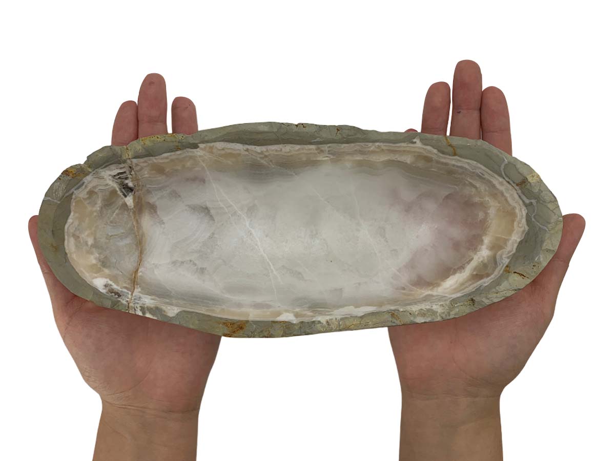Gray Onyx Irregular Bowl 25X10X5 Cm