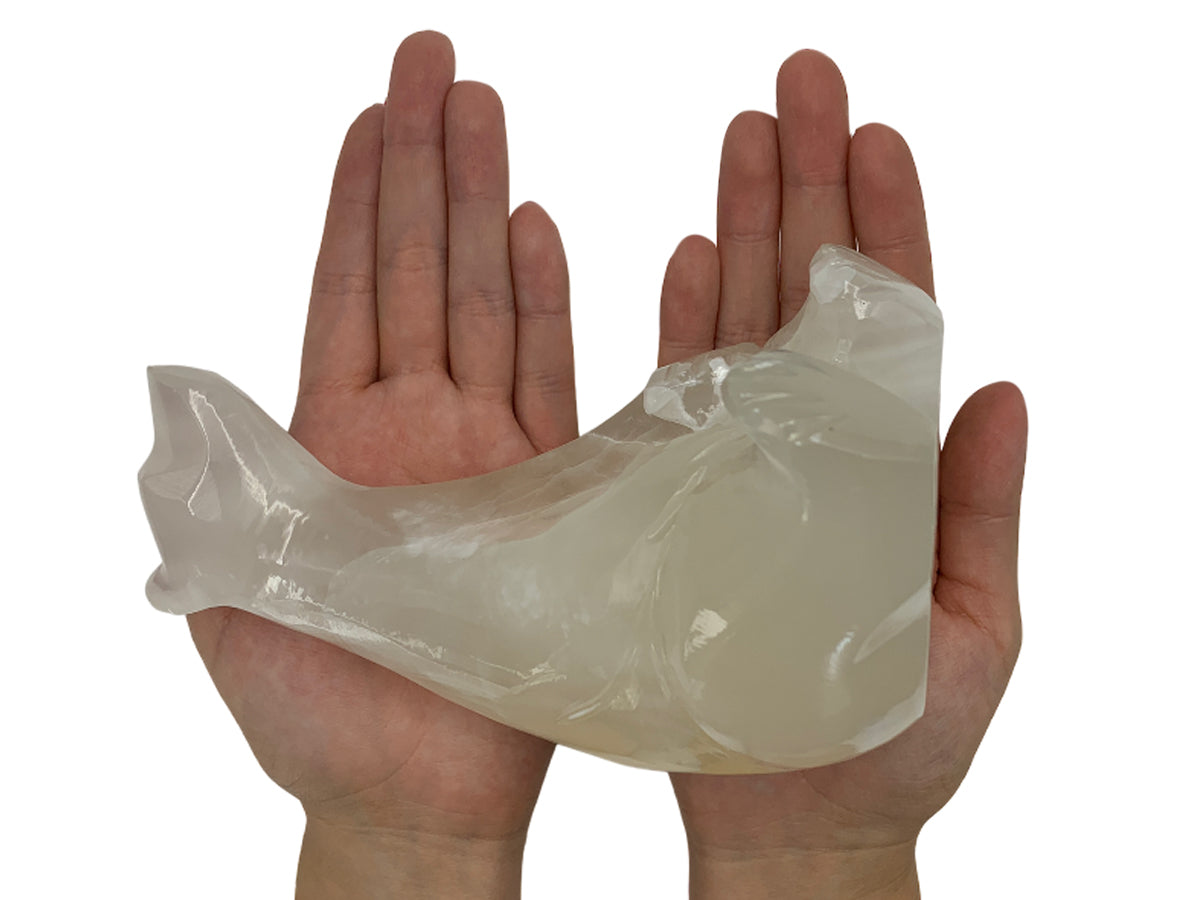 White Onyx Sitting Polar Bear