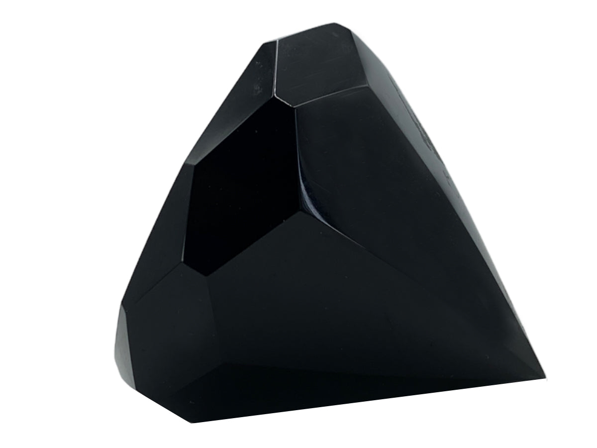 Black Obsidian Diamont Eight Faces Polished 5X5 Cm