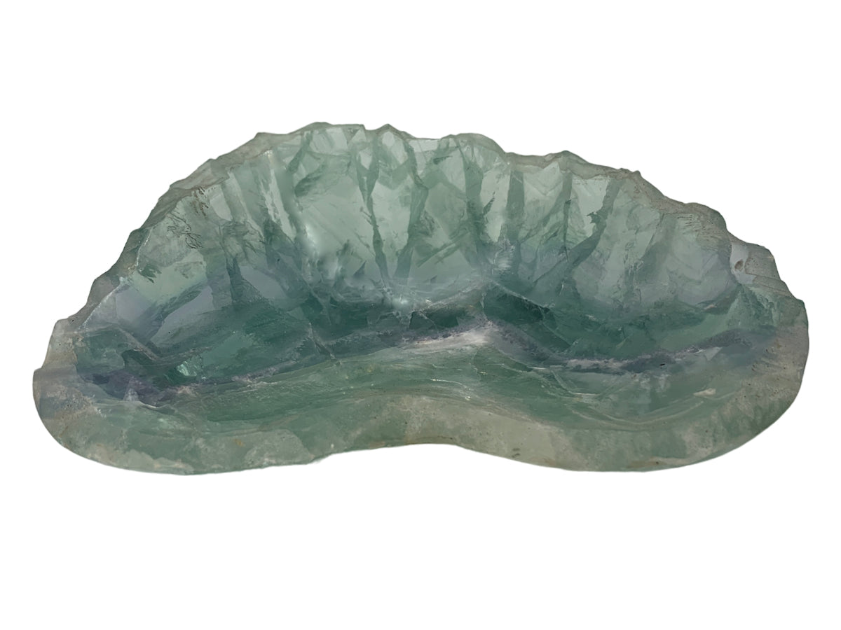 Fluorite Irregular Snack Bowl Polished 14-16 ~ 3-6 Cm