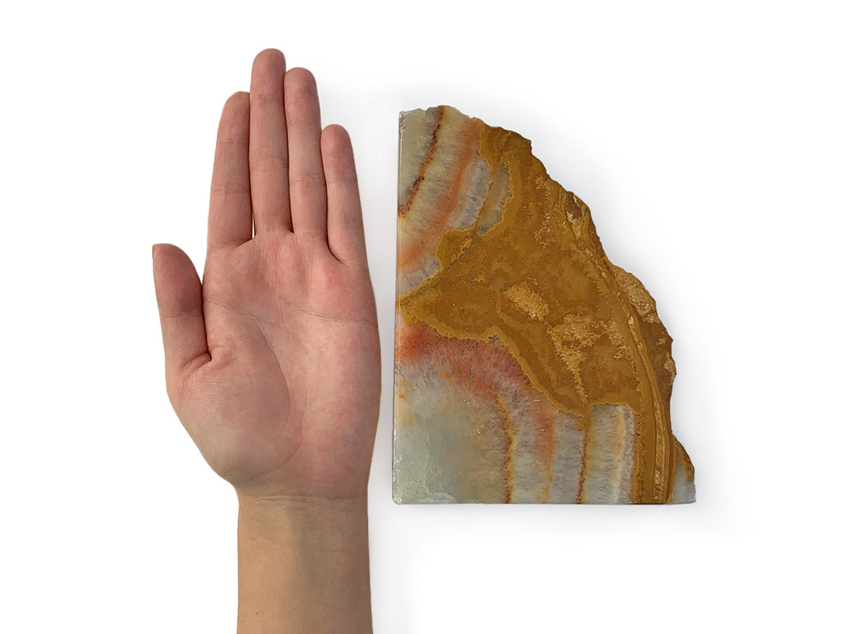 Septarian onyx Bookend