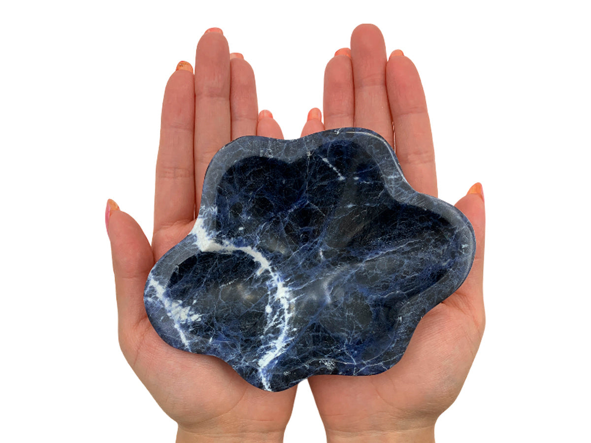 Sodalite Irregular Bowl 13X17X5 Cm