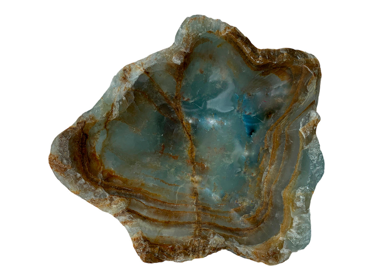 Blue Onyx Irregular Snack Bowl  .021 - .030 M2