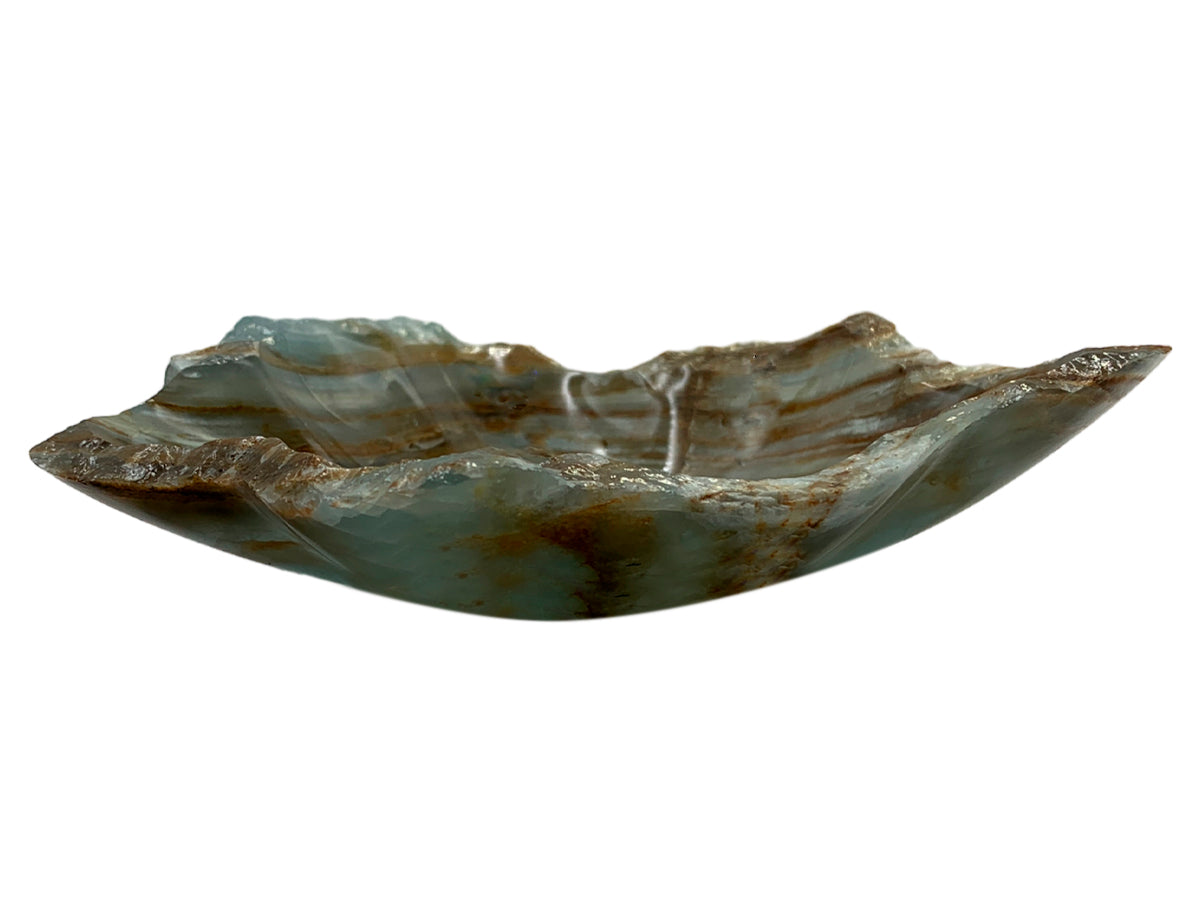 Blue Onyx Irregular Snack Bowl  .021 - .030 M2