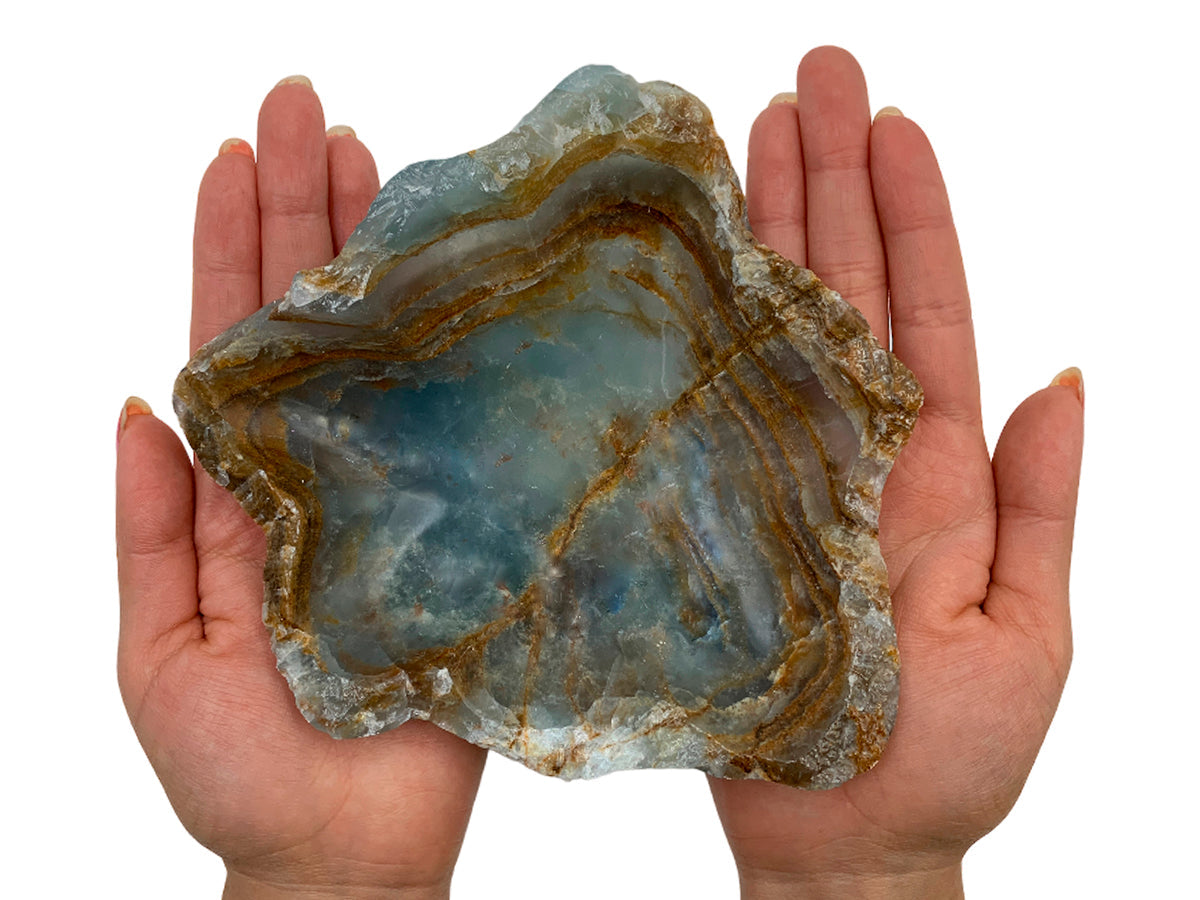 Blue Onyx Irregular Snack Bowl  .021 - .030 M2
