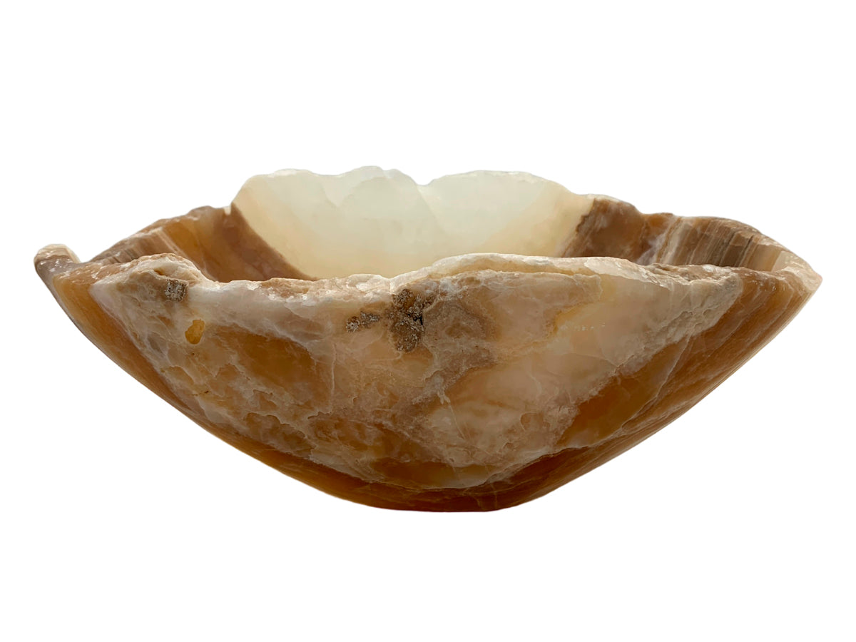 Amber Onyx Bowl 25X20X10 Cm