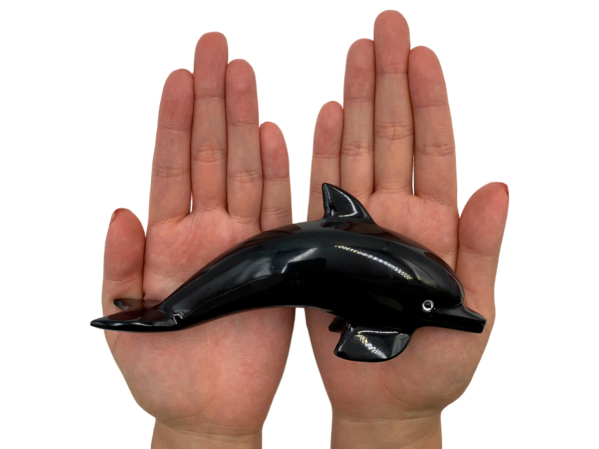 Black Marble Dolphin