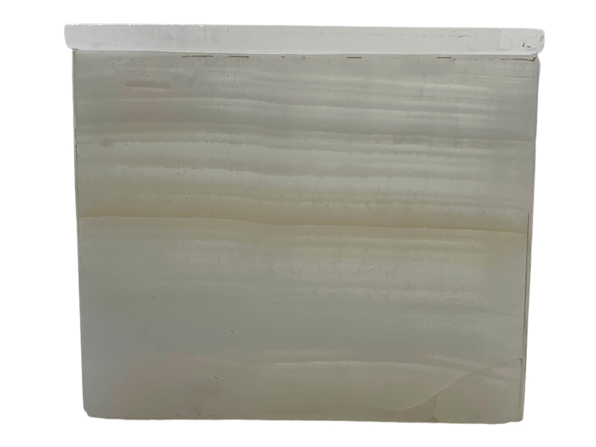 White Onyx Jewelry Box  15X15X10 Cm