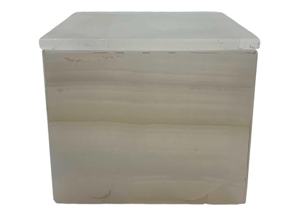 White Onyx Jewelry Box  15X15X10 Cm