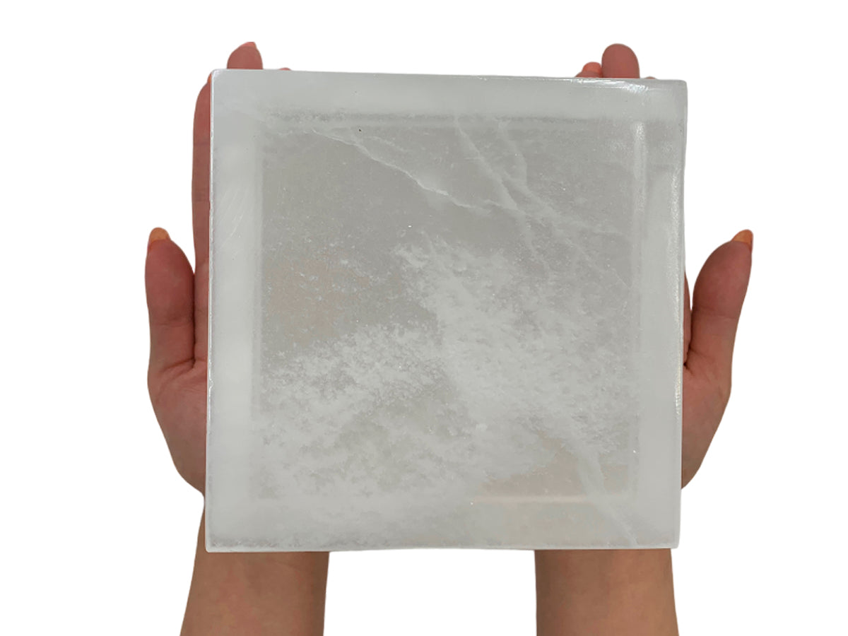 White Onyx Jewelry Box 15X15X10 Cm