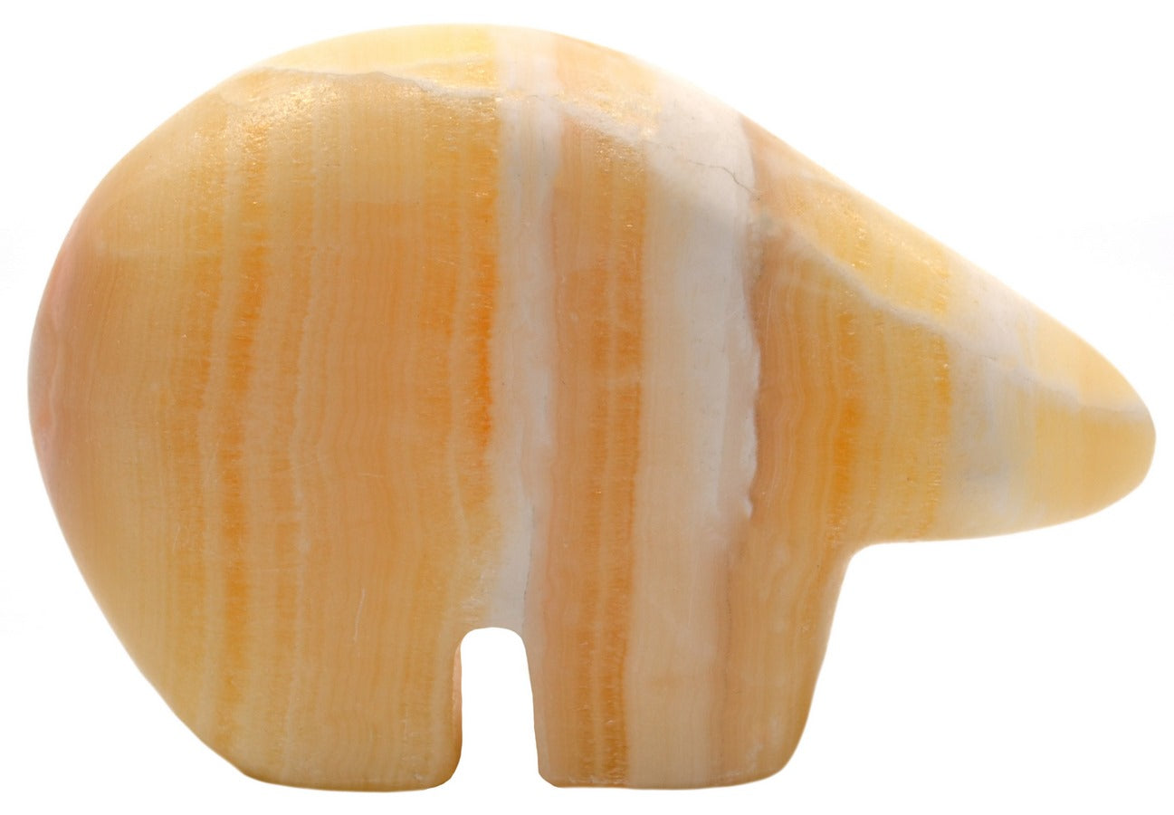 Rainbow Onyx Flat Polar Bear