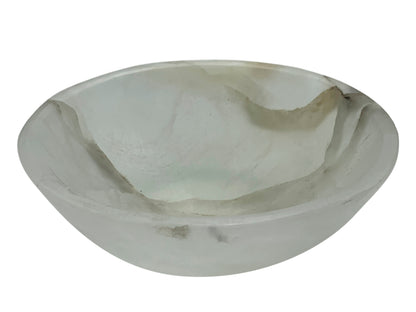 White Onyx Circular Bowl