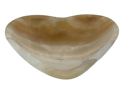 Amber Onyx Heart Bowl