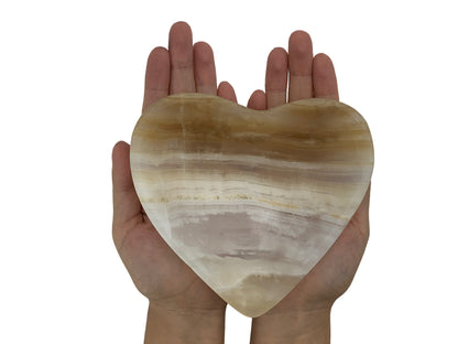 Amber Onyx Heart Bowl