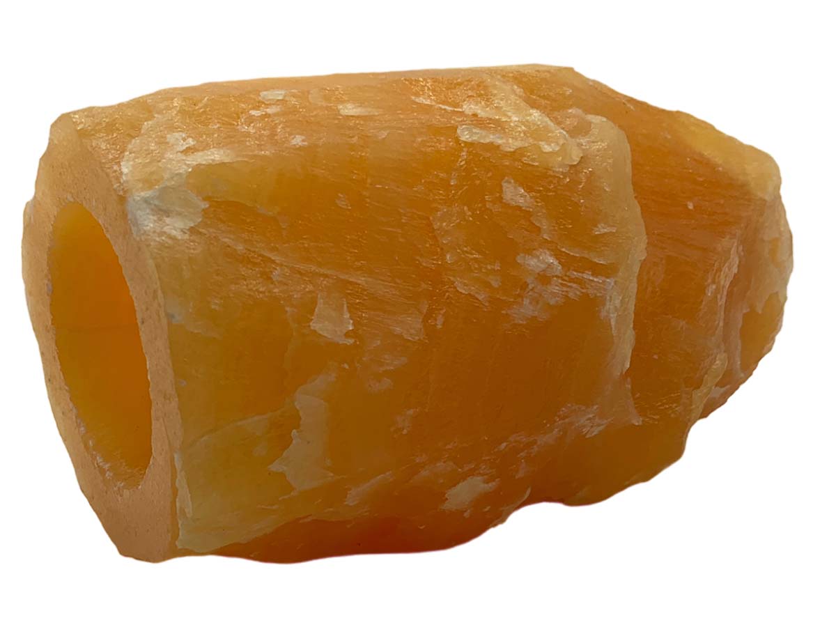 Orange Caclite Lamp