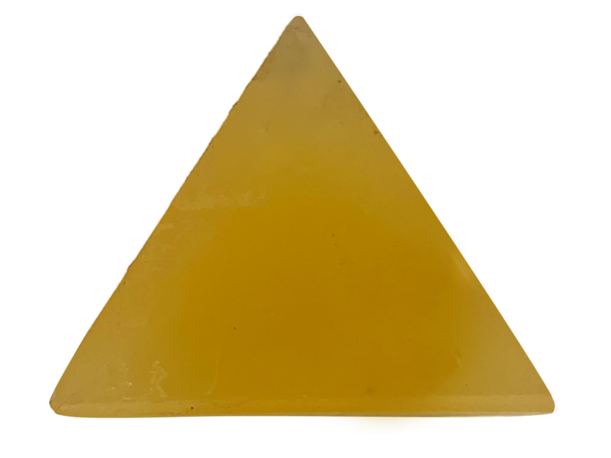 Orange Calcite Pyramid