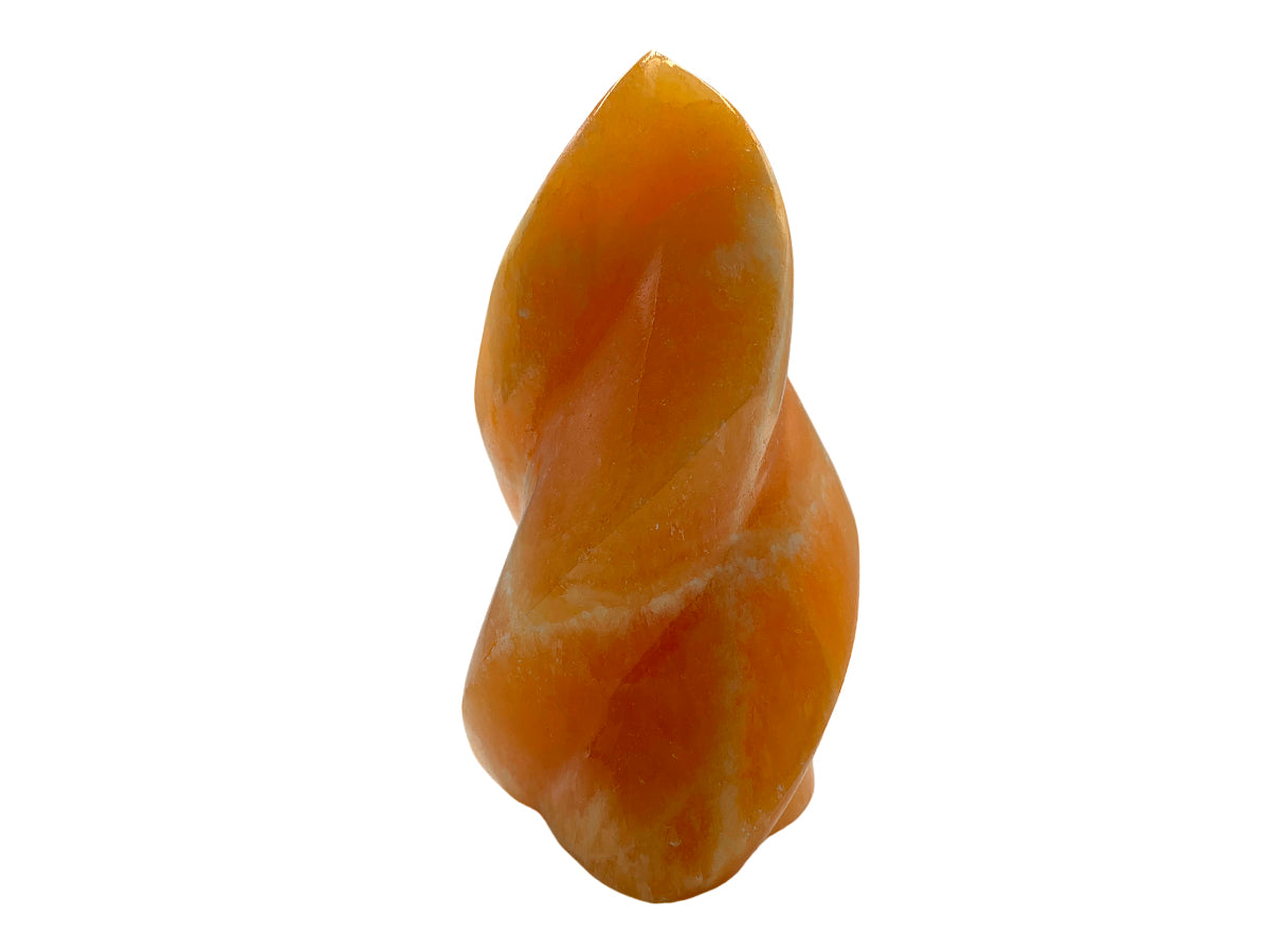 Orange Calcite Flame