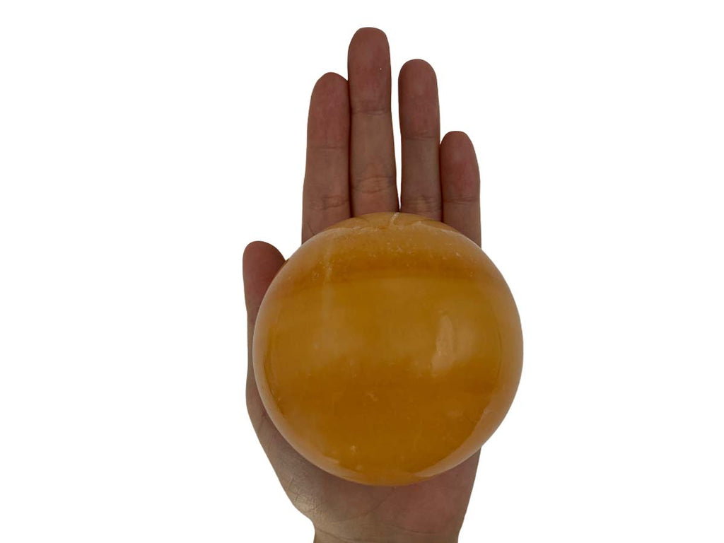 Orange Calcite Sphere