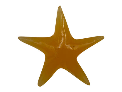 Orange Calcite Star Fish