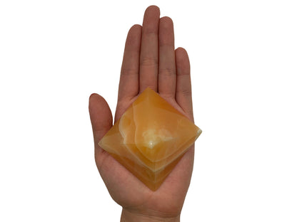 Orange Calcite Pyramid