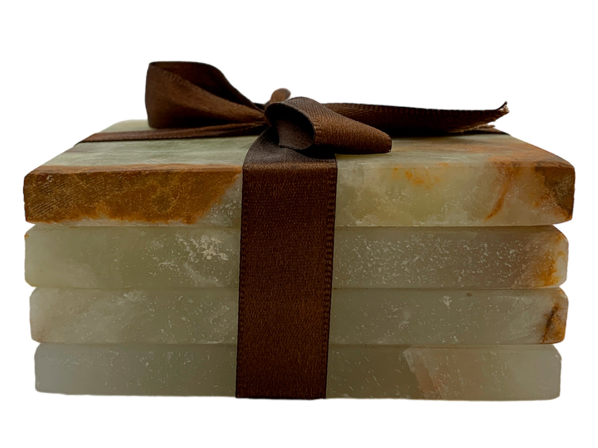Green Onyx Square Coaster set