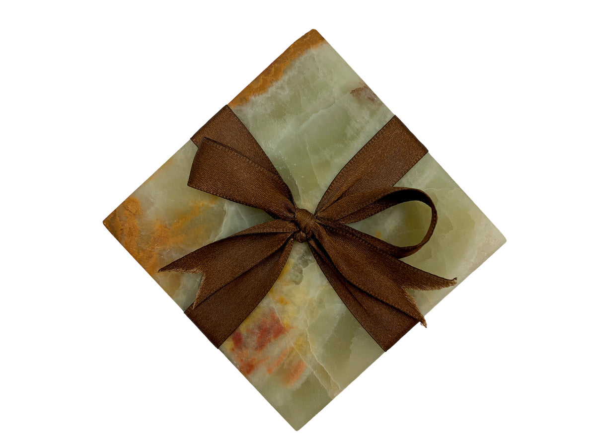 Green Onyx Square Coaster set