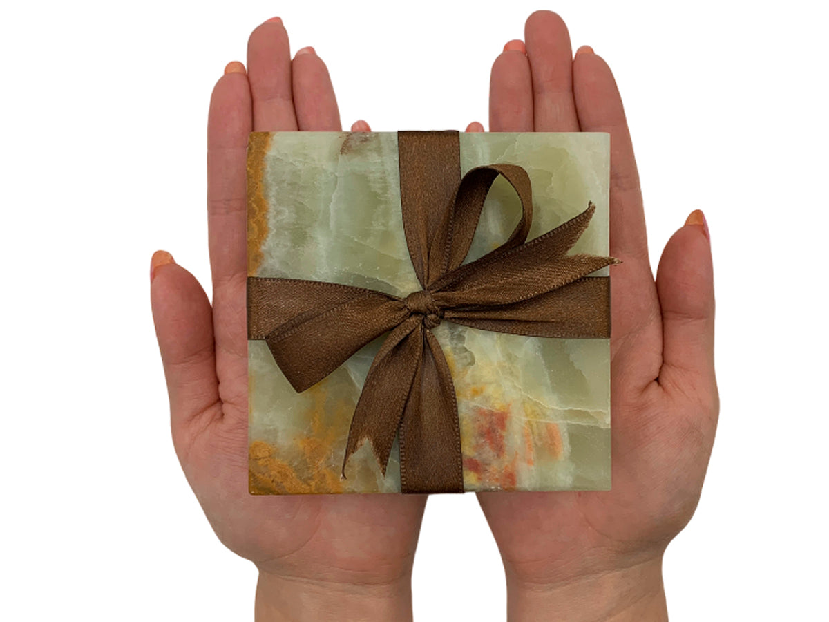 Green Onyx Square Coaster set