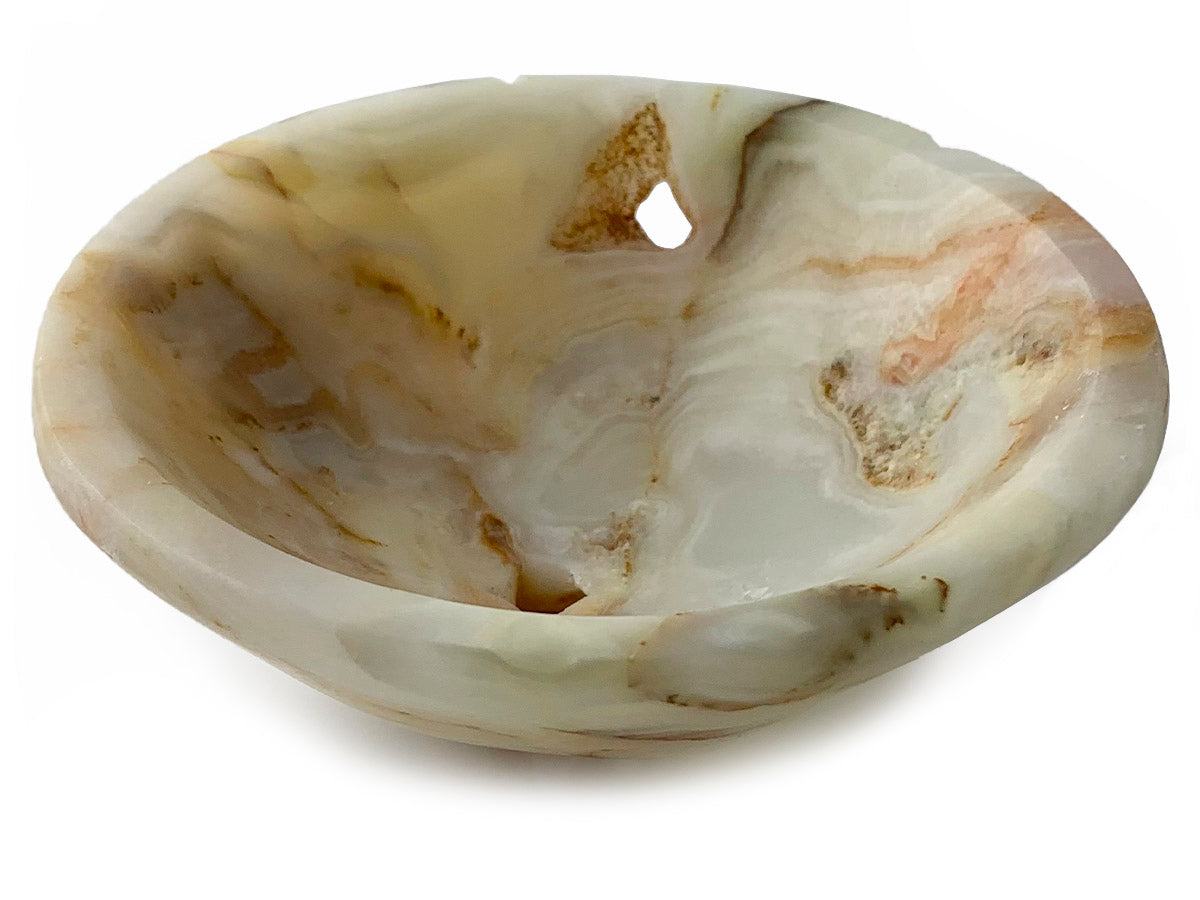 Green Onyx Circular Bowl