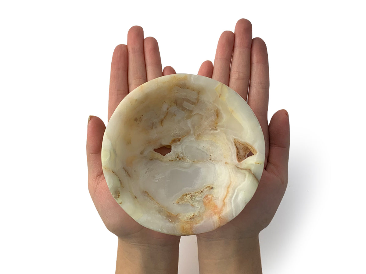 Green Onyx Circular Bowl