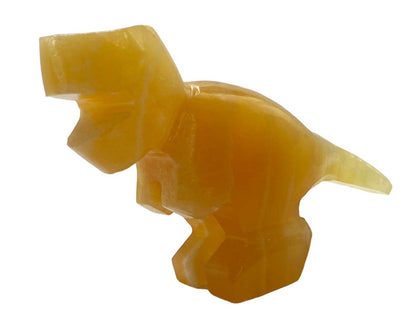 Orange Calcite Tyrannosaurus Rex