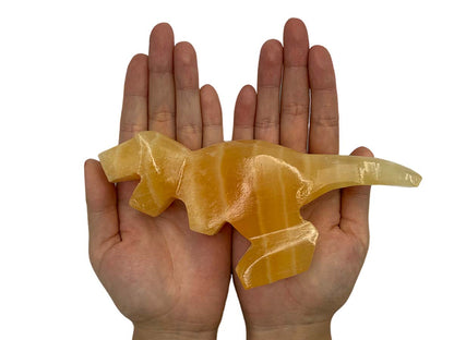 Orange Calcite Tyrannosaurus Rex