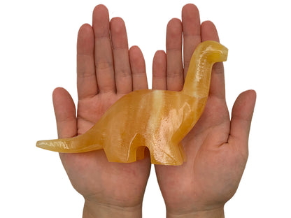 Orange Calcite Apatosaurus