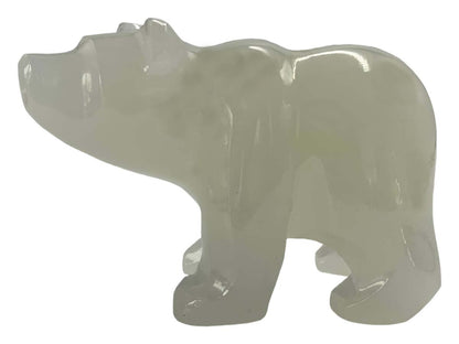 White Onyx Grizzly Bear