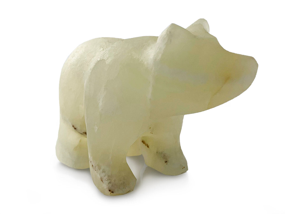 Green Onyx Grizzly Bear