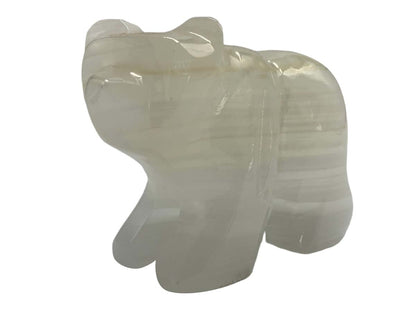 White Onyx Grizzly Bear