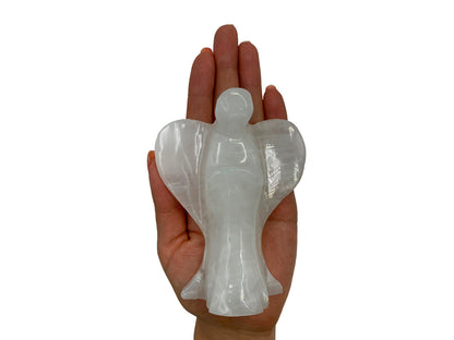 White Onyx Angel Polished