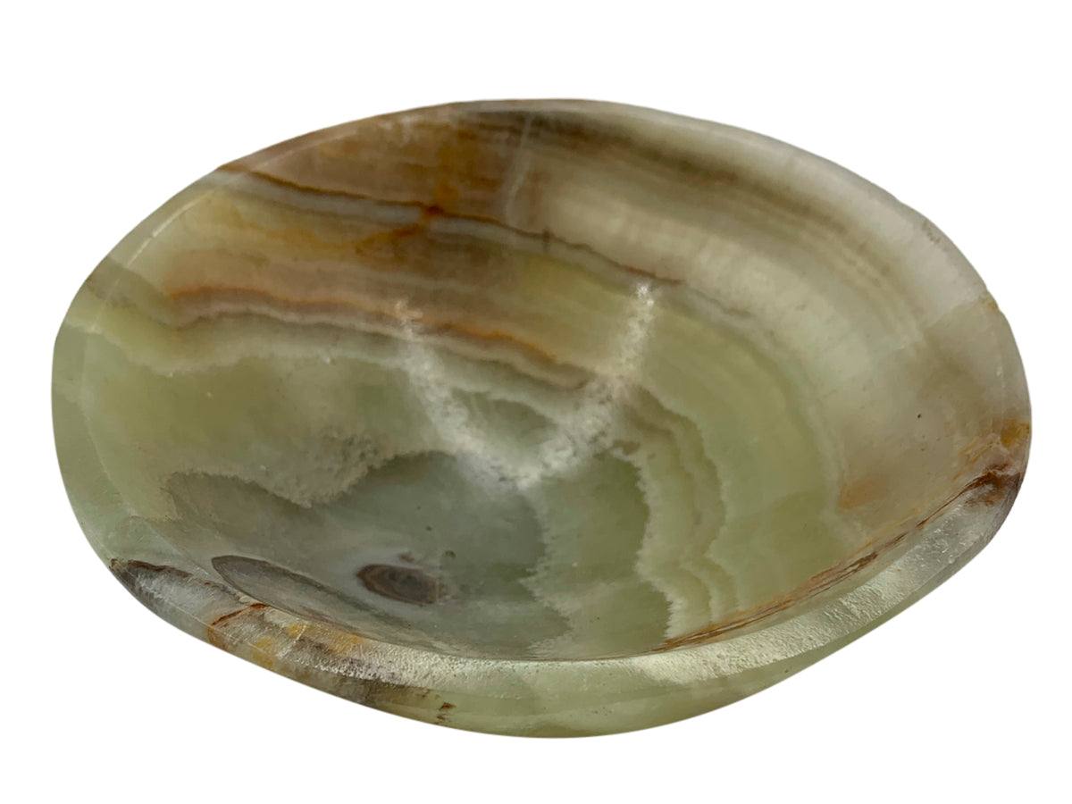 Green Onyx Circular Bowl