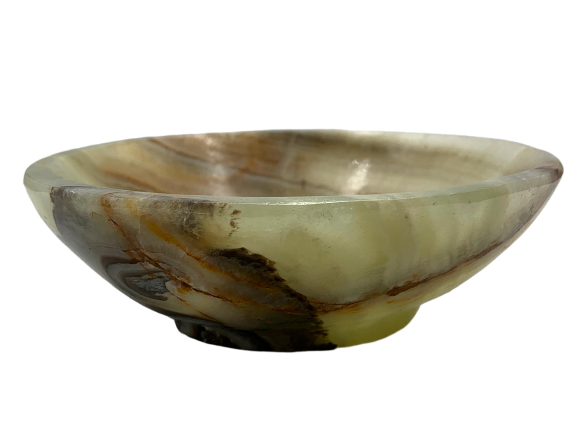 Green Onyx Circular Bowl