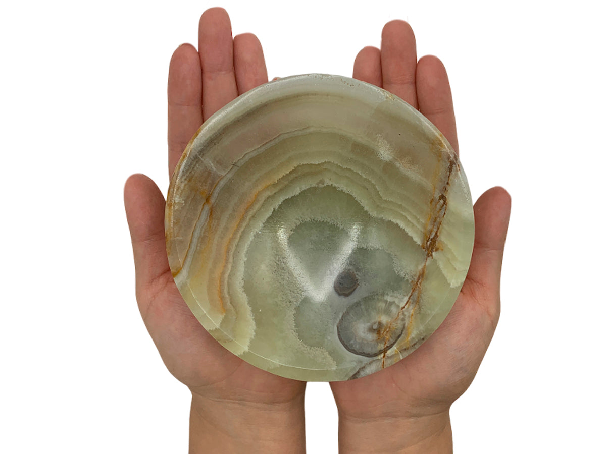 Green Onyx Circular Bowl