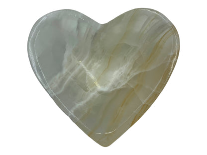 Amber Onyx Heart Bowl