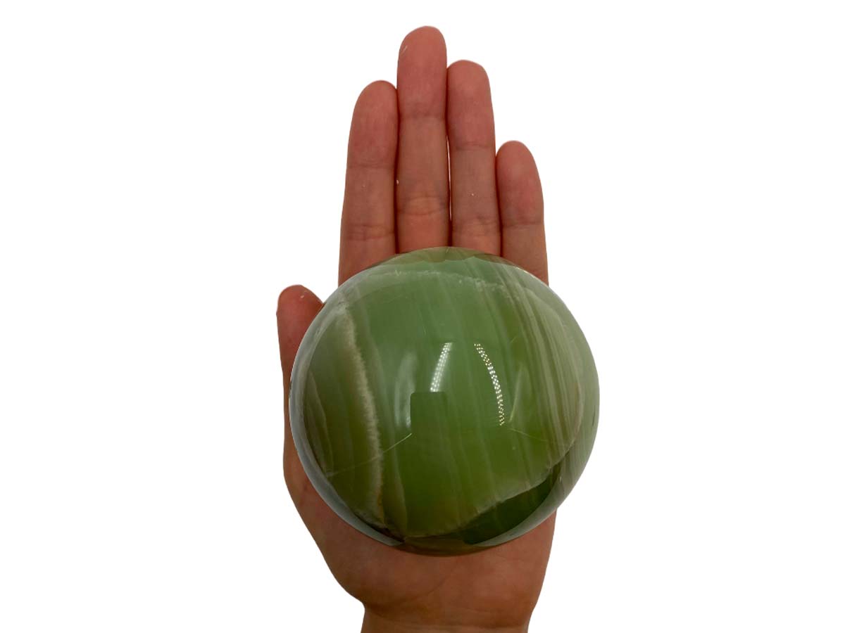 Green Onyx Sphere