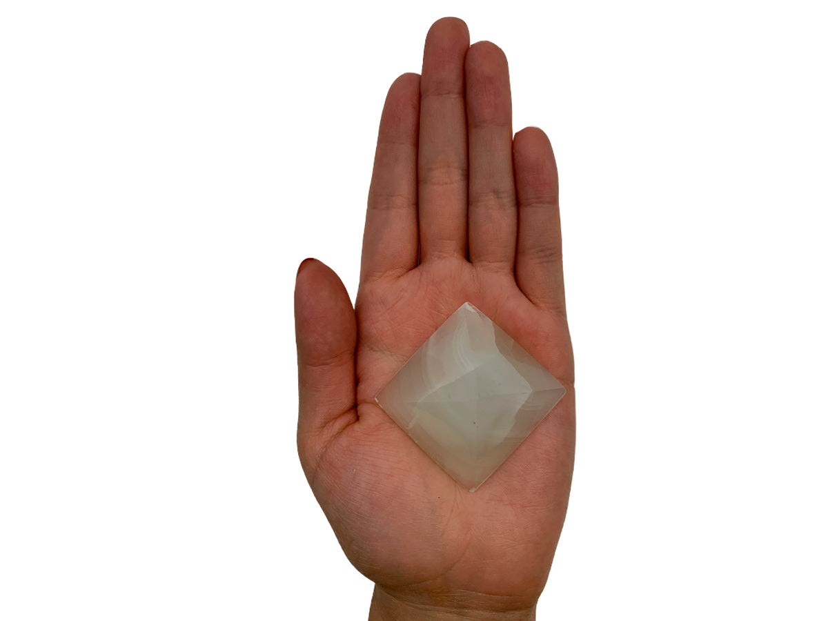 White Onyx Pyramid