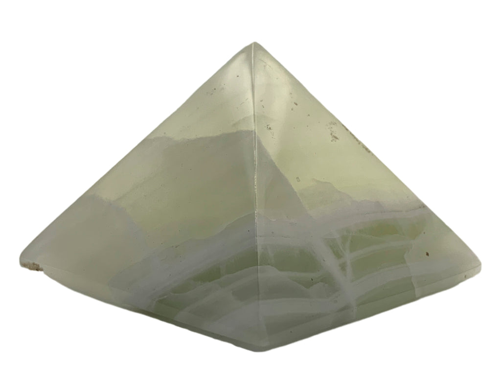 White Onyx Pyramid