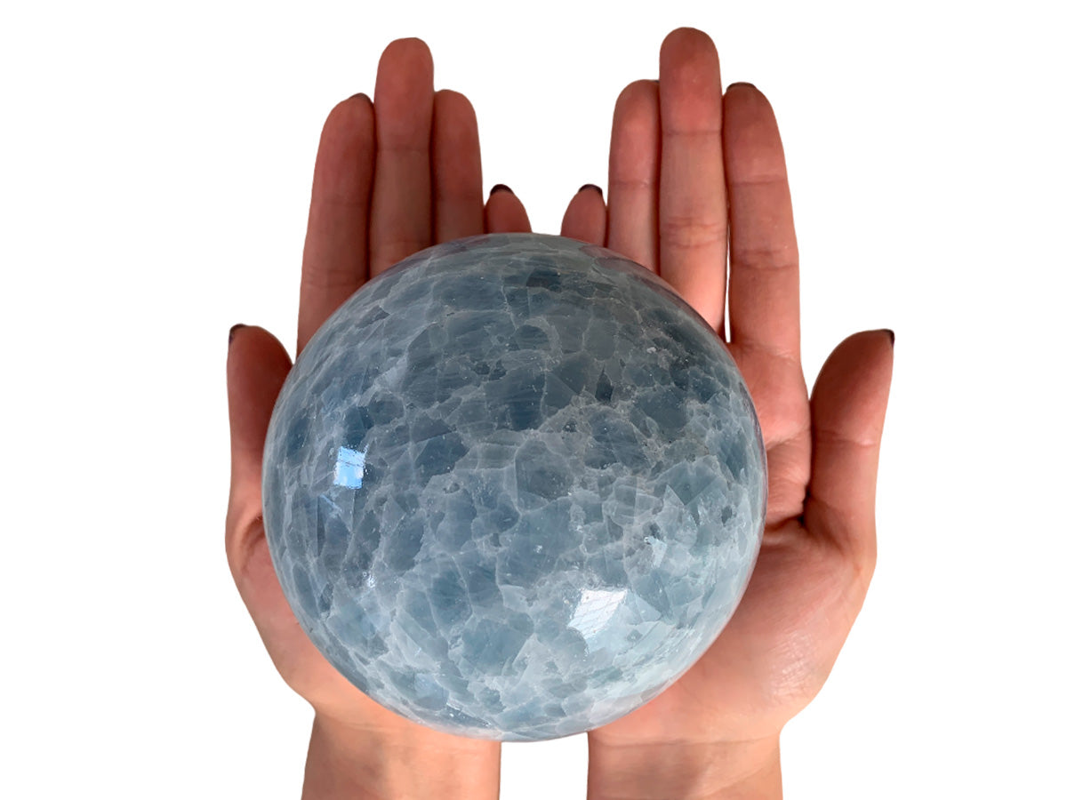 Blue Calcite Sphere