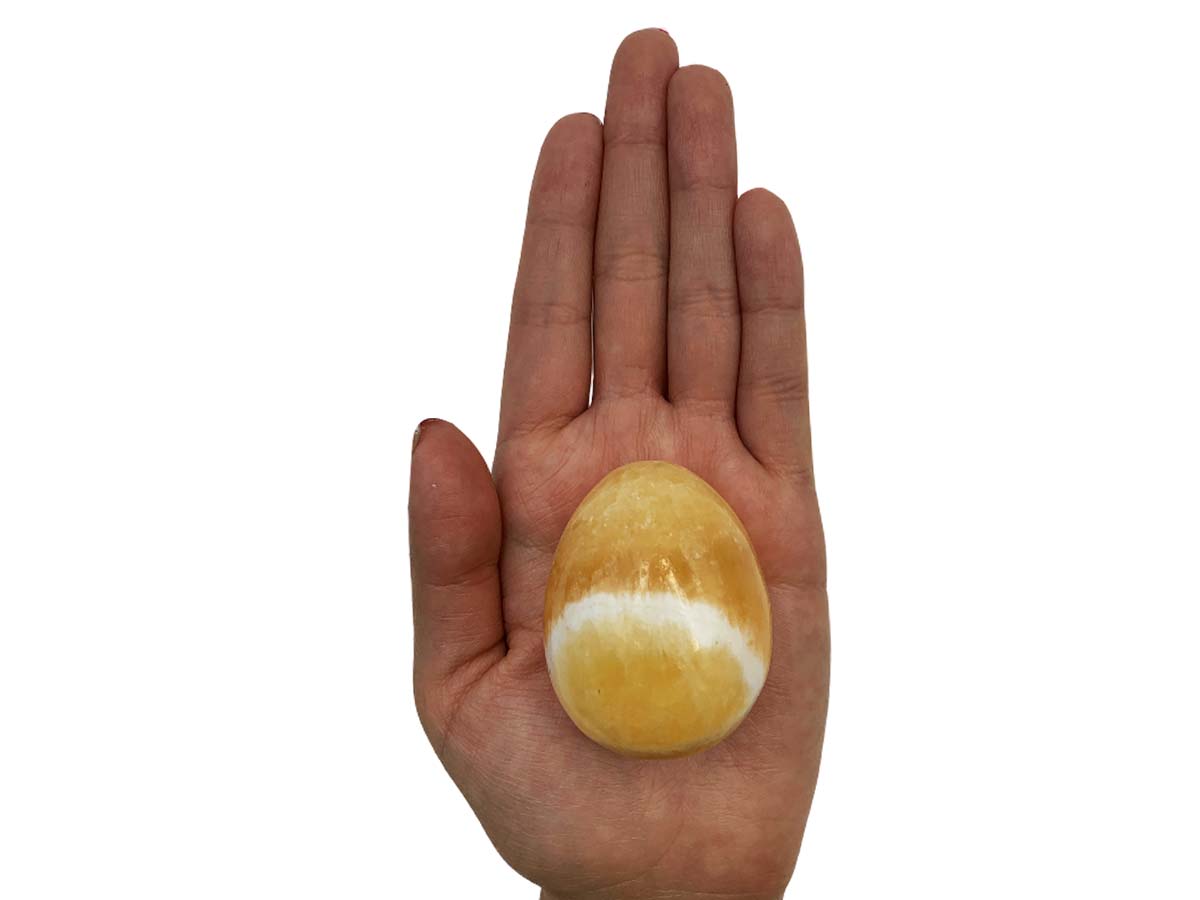 Orange Calcite Egg