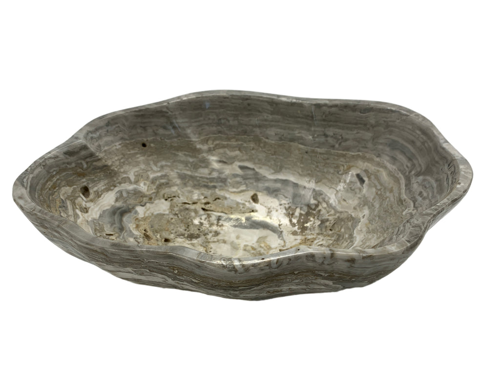 Gray Onyx Bowl 20x15cm
