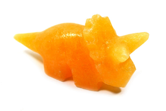 Orange Onyx Triceratops